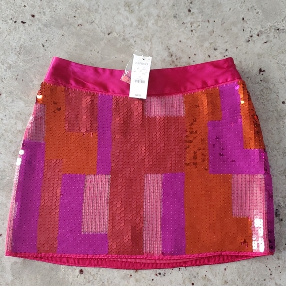 Express Dresses & Skirts - Express Sequin Skirt NWT